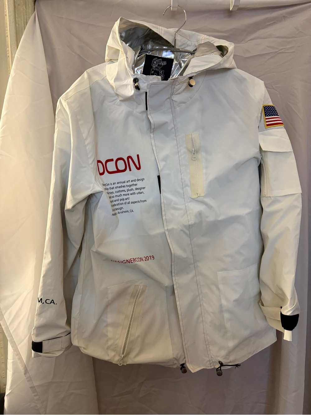 CON Light Gray Hooded Tactical Jacket - Unbranded/Unknown